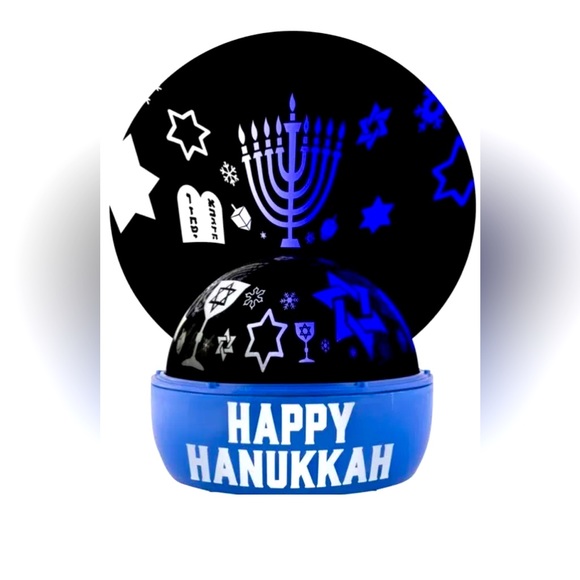 Gemmy Holiday New Gemmy Rotating Happy Hanukkah Projection Tabletop